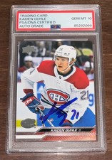 2023-24 Upper Deck Series 1 Kaiden Guhle Signed Card # 97 PSA 10 Auto