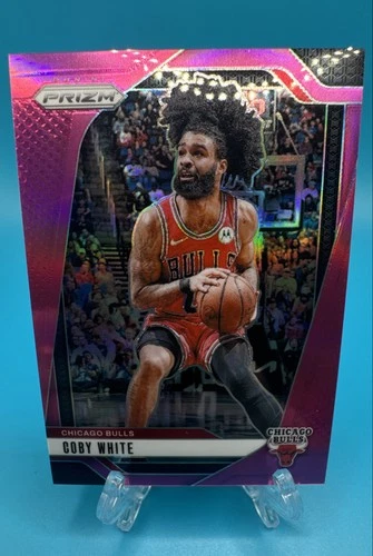 2024-25 Panini Prizm - Coby White #70 Pink Prizm /249