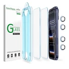 (2+4pack) amFilm for iPhone 17 Pro Max-OneTouch Glass Screen Lens Protector 6.9"