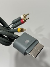 OEM Microsoft XBox 360 Grey AV Cable X810973-001 Working GREAT