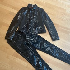 Marc Cain Hosenanzug Schwarz/Pflaume Hose Gr....