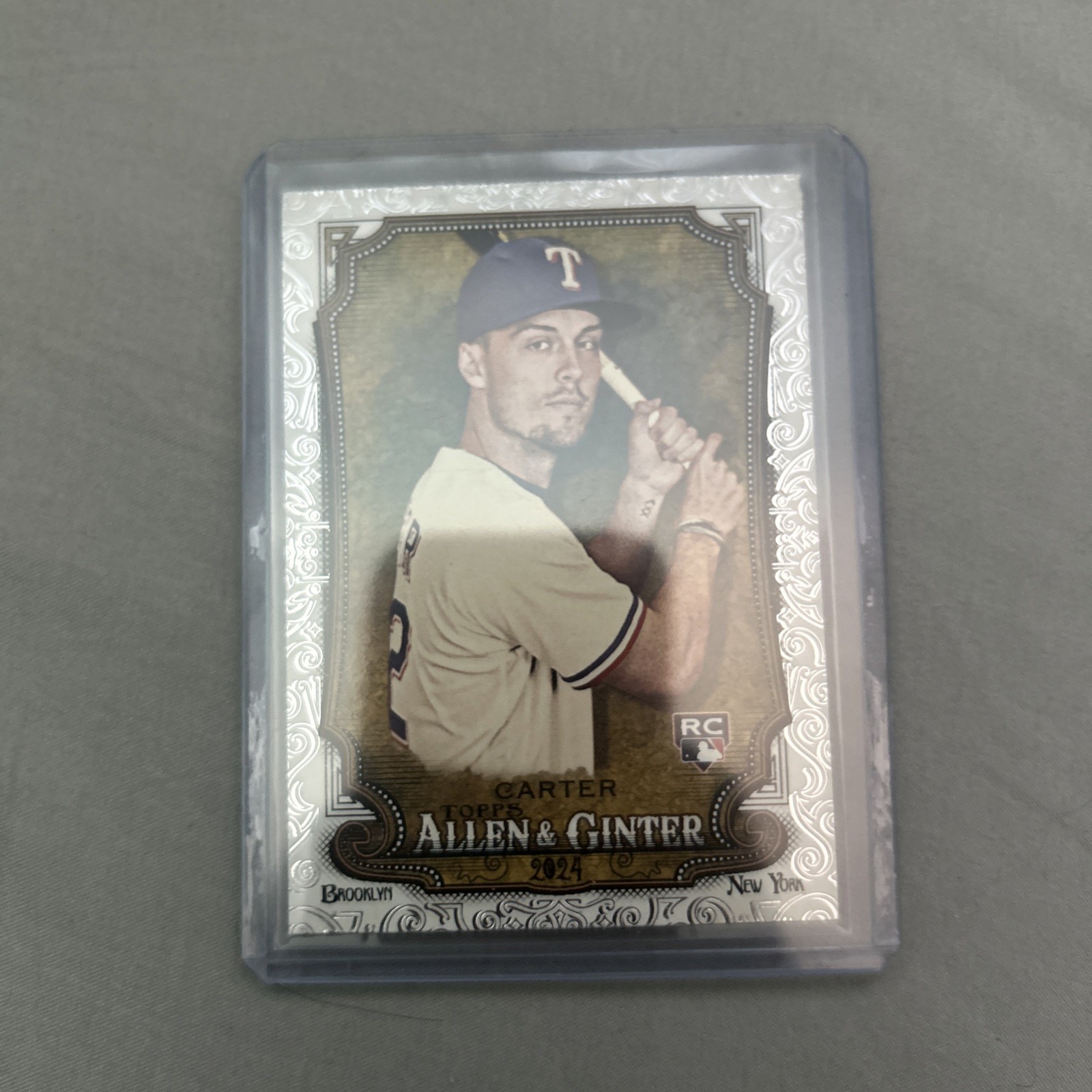 2024 Topps Allen & Ginter - Evan Carter #96 Foil Filagree (RC)