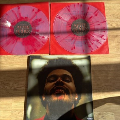 The Weeknd - After Hours - Red & Clear Splatter Limited Edition Vinyl LP Record