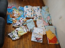 Lot 11 Vtg Twin Sheet Lot Cartoon Tweety Harry Potter Flat & Fitted Pillow Cases