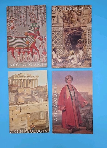 Lot of 4 Archaeologia Book Catalogs 1988, 1889, 1990, 1991 Paperback