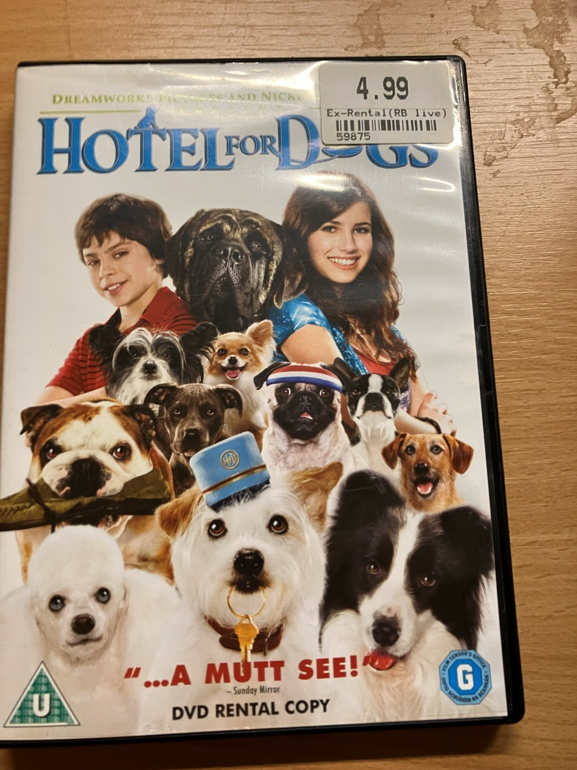 HOTEL FOR DOGS DVD FREE SHIPPING