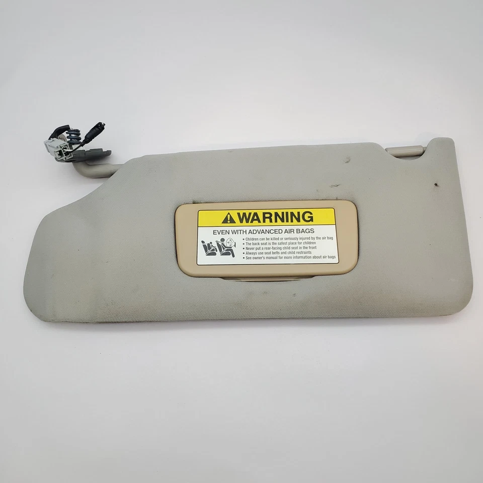 2004-2008 Acura TL para-sol sombra driver lado esquerdo fabricante de equipamento original tecido cinza - Imagem 2 de 4