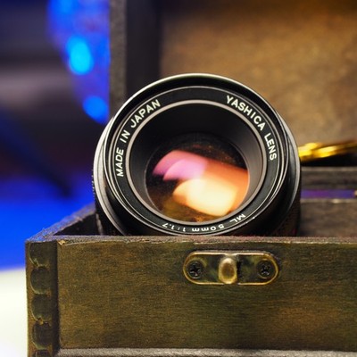 Ꙭ   Vintage Schätze:   YASHICA ML 50mm f1.7 - wie neu,  Rating: A !!!