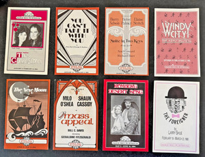 Vintage Paper Mill Playhouse Program Lot 8 The New Moon Windy City Foreigner