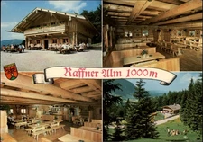 Raffner Alm Ruhpolding Germany vintage postcard b243