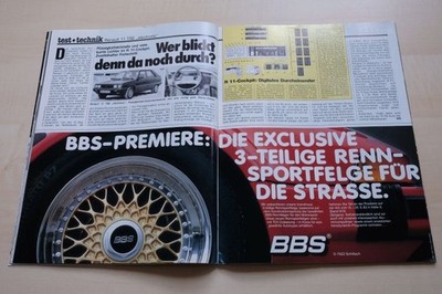 Rallye Racing 10/1983 Renault R 11 TSE - electronic - im TEST auf einer Seite