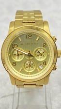 Michael Kors Runway Chronograph Women's Gold Tone Stainless Steel Watch MK5055
