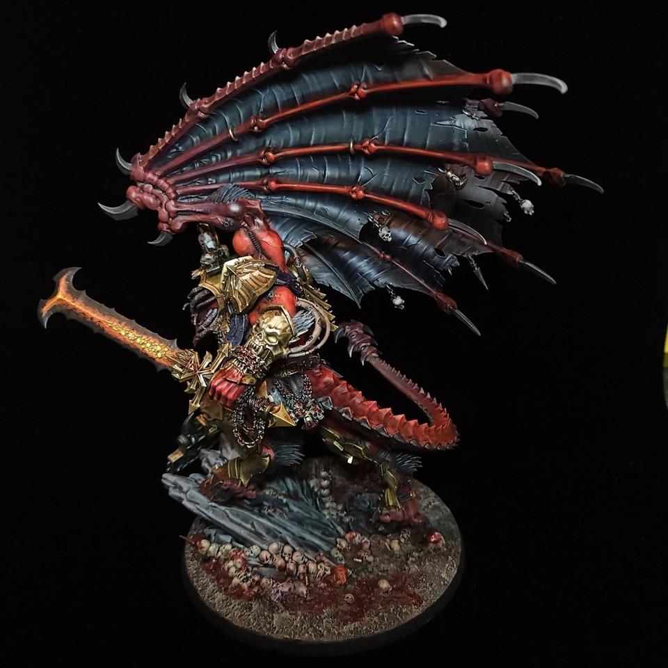 Angron World Eaters Warhammer 40k - Figurine Peinte Pro - Commission