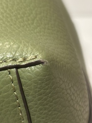 Tory Burch SMALL Perry Triple Compartment Tote Crossbody In Daphne Green VGUC - Picture 12 of 22
