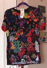 JOHNNY WAS Janie Short sleeve Tee L 