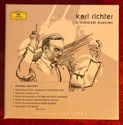 Karl Richter A Universal Musician DG Original Masters 8 CD Box Set LIKE NEW