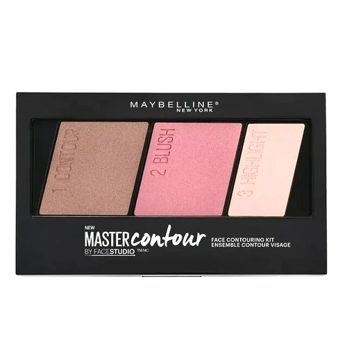 Maybelline Facestudio Master Face Contouring Palette, Light to Medium, 0.35 oz