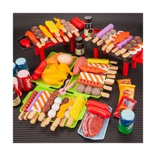 80-Piece Interactive BBQ Grill Playset Toy - Realistic Pretend Cook... Fast Ship