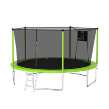 14 FT Trampoline ,Sports Fitness Trampolines With Enclosure Net, Recreational