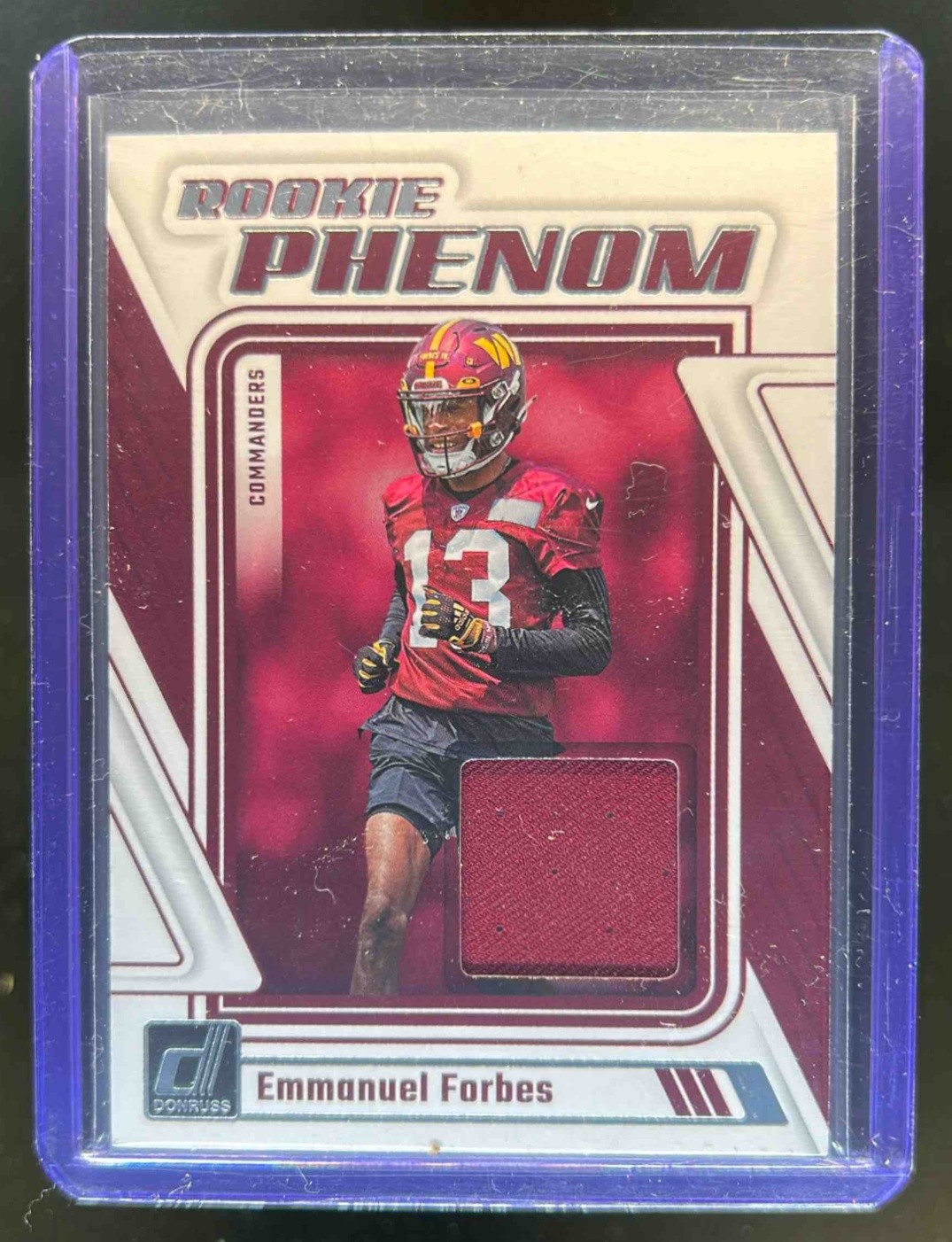 Emmanuel Forbes Panini Donruss Rookie Phenom Jerseys #RPJEFOR Base