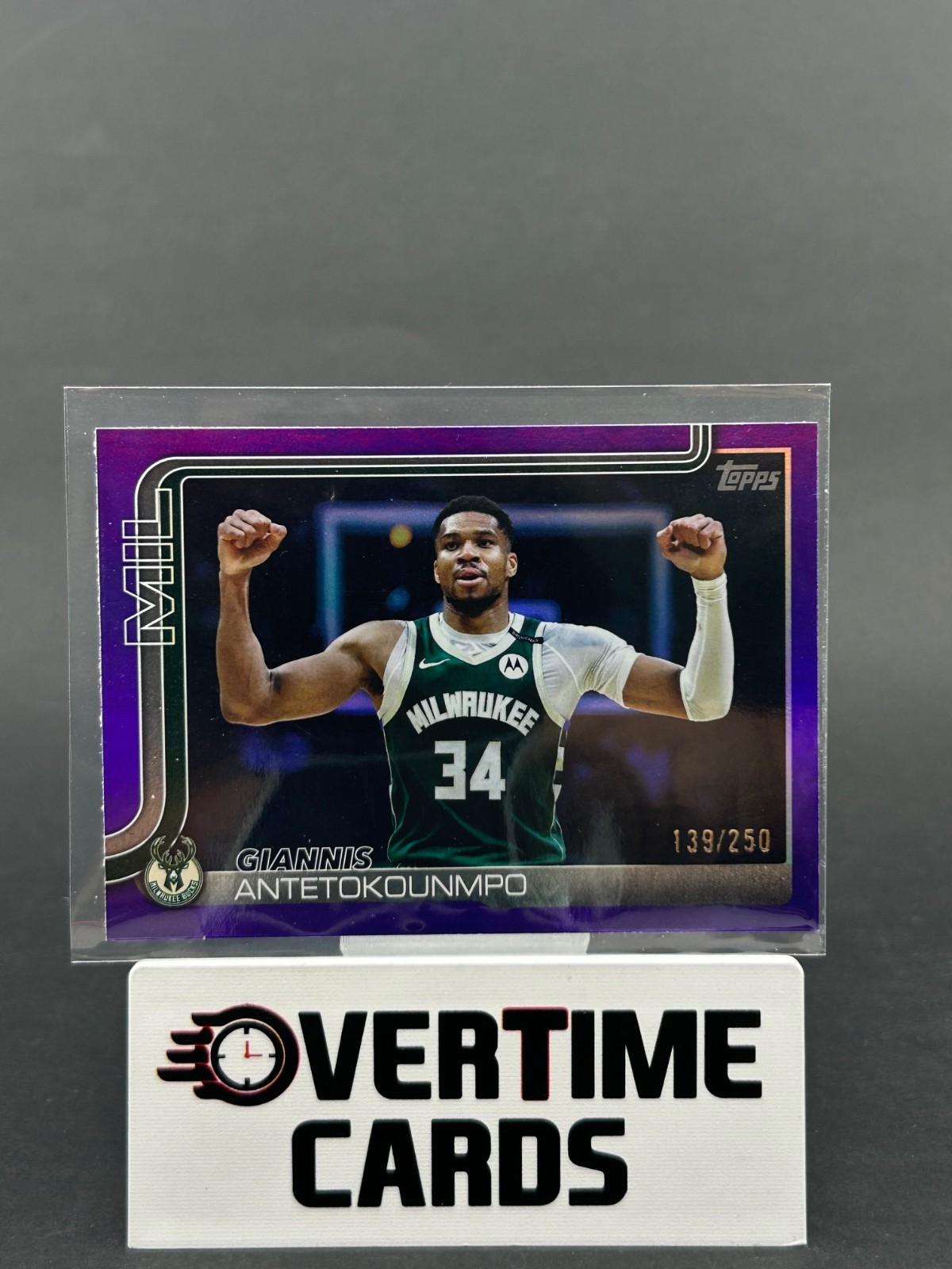 2025-26 Topps - Giannis Antetokounmpo #54 Purple Rainbow /250