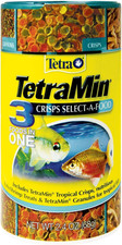 min Crisps Select-A-Food 2.4 Ounces, Fish Food, Variety Pack 77037 