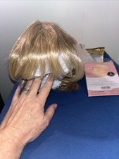 Wig Synthetic Hair Natural Looking Light Blonde Short Bob New