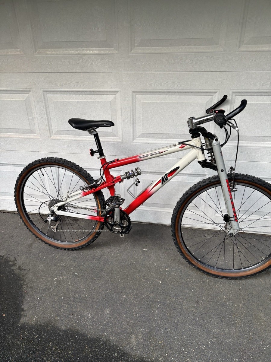 K2 Razorback Full suspension mountain bike w Noleen Fork,Easton