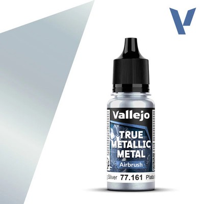 Vallejo True Metallic 77.161 Sterling Silver Airbrush 18ml