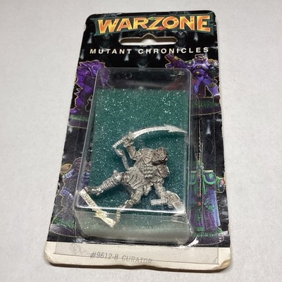 WARZONE Mutant Chronicles, 25mm metal miniature, Dark Legion, CURATOR
