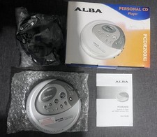 Alba Personal CD Player With FM Radio PCDR200Xi New In Box Vintage  Headphones