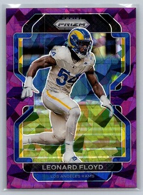 2021 Panini Prizm #70 Leonard Floyd Purple Ice #/225