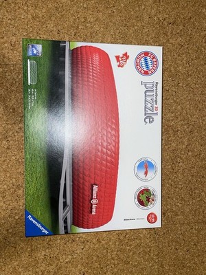 Ravensburger 3D Puzzle Allianz Arena Stadion, 12526, Rot, 216 Teile