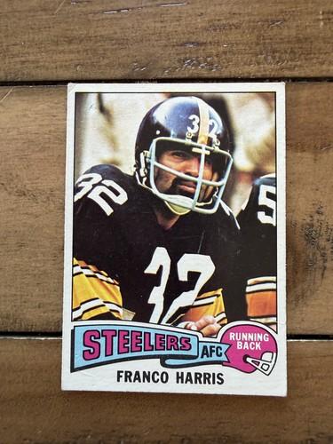 Franco Harris #300 1975 Topps card