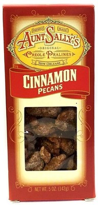 Aunt Sally's Cinnamon Coated Pecans 5 oz Louisiana Pecan Halves Praline
