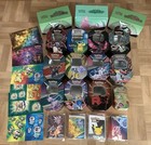 Lot Boîtes Métallique Vides cartes Pokémon Pokébox ETB Mini Tins Albums goodies
