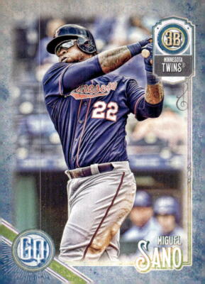 2018 Topps Gypsy Queen #231 Miguel Sano Indigo #/250