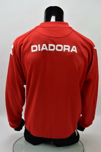 DIADORA Walsall FC RED warmth SWEATSHIRT SIZE L-LARGE (adults) - Picture 4 of 12
