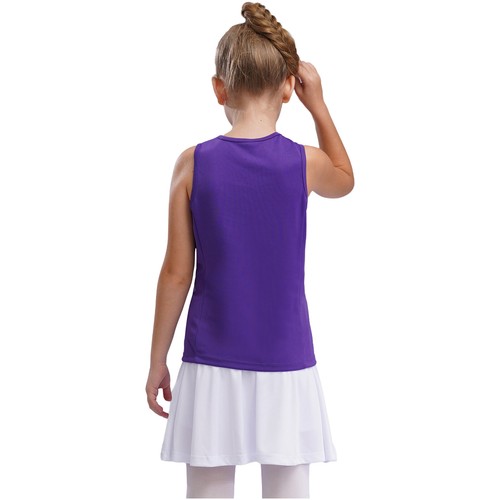 Kids Girls Crop Top And Skirt Baseball Tracksuit Show Vest With Skirts Modern - Picture 20 of 52