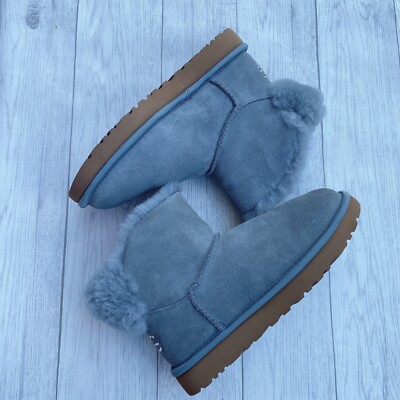 Ugg Classic Bling Mini Bootie In Geyser grey Size 6 | eBay