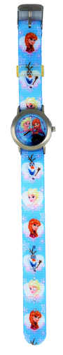 Orologio da polso per bambini ragazza orologio girl analogico Disney regina di ghiaccio Frozen Anna ed Elsa - Foto 3 di 4