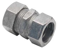 Bridgeport Fittings 264-DC, EMT Coupling, 1-1/2In Comp. Cplg. Zinc, 1 PC