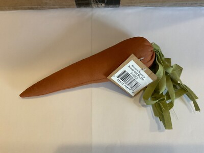 Primitive decor  Harvest country honey & me cloth LARGE carrot
