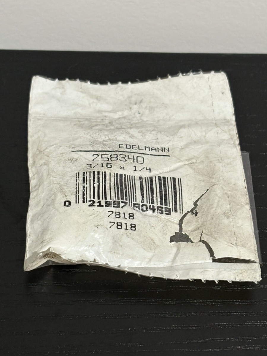 Usekayです。 1 Pack Edelmann Adapter, Female Inv. Flr. Seat 3/16