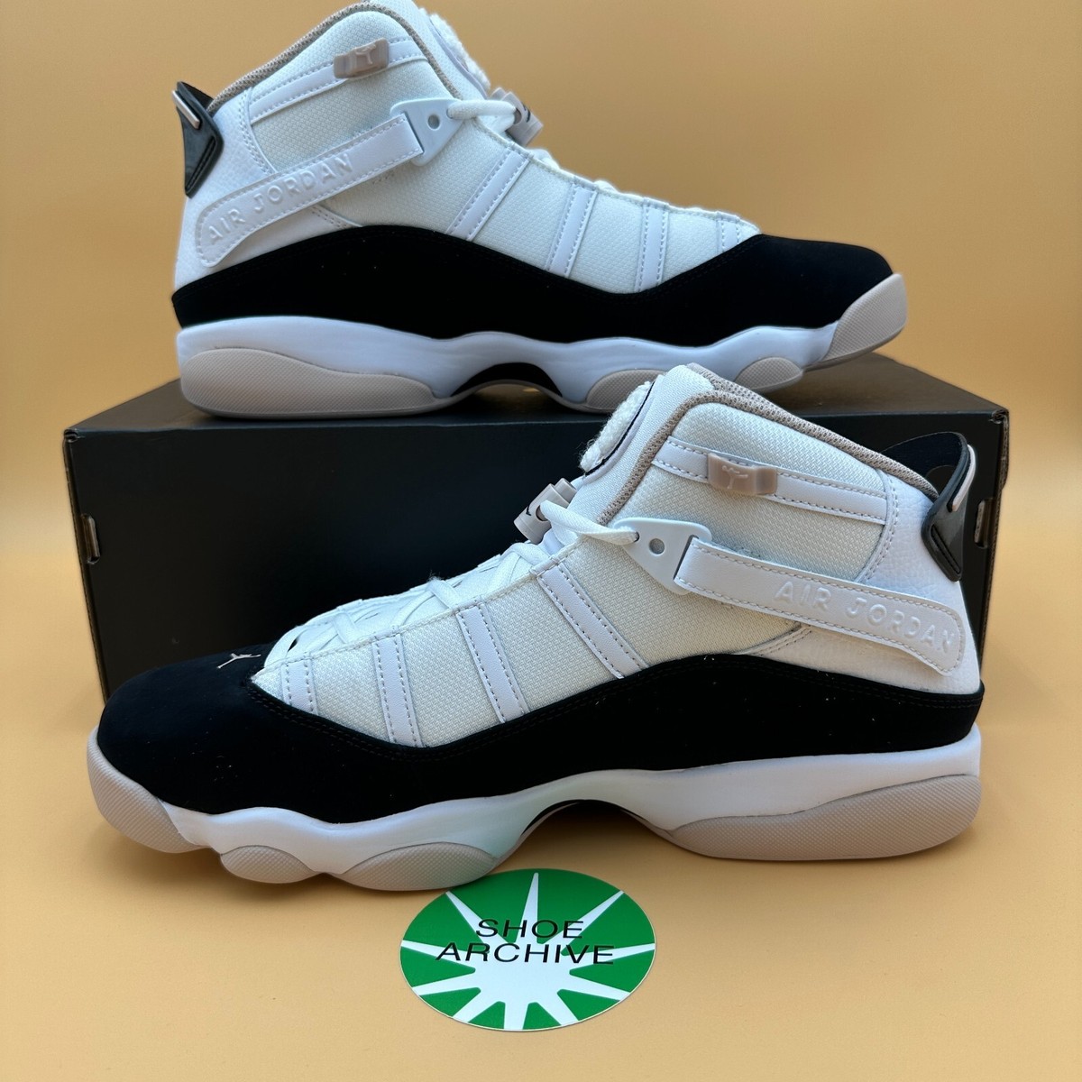 NEW Men's Sizes 10-13 Nike Air Jordan 6 Rings Fossil Stone