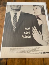 Vintage 1963 Richman Brothers Suits Feel That Fabric ad