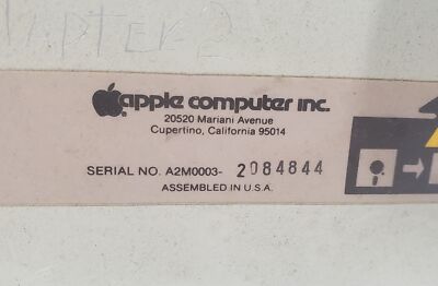 Vintage Apple Disk II A2M0003 5.25