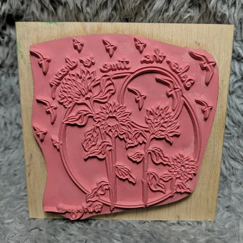 Estampillas Happen Inc, tómate el tiempo para soñar sello de goma flor de colección girasol #60038 Foto 2 de 4