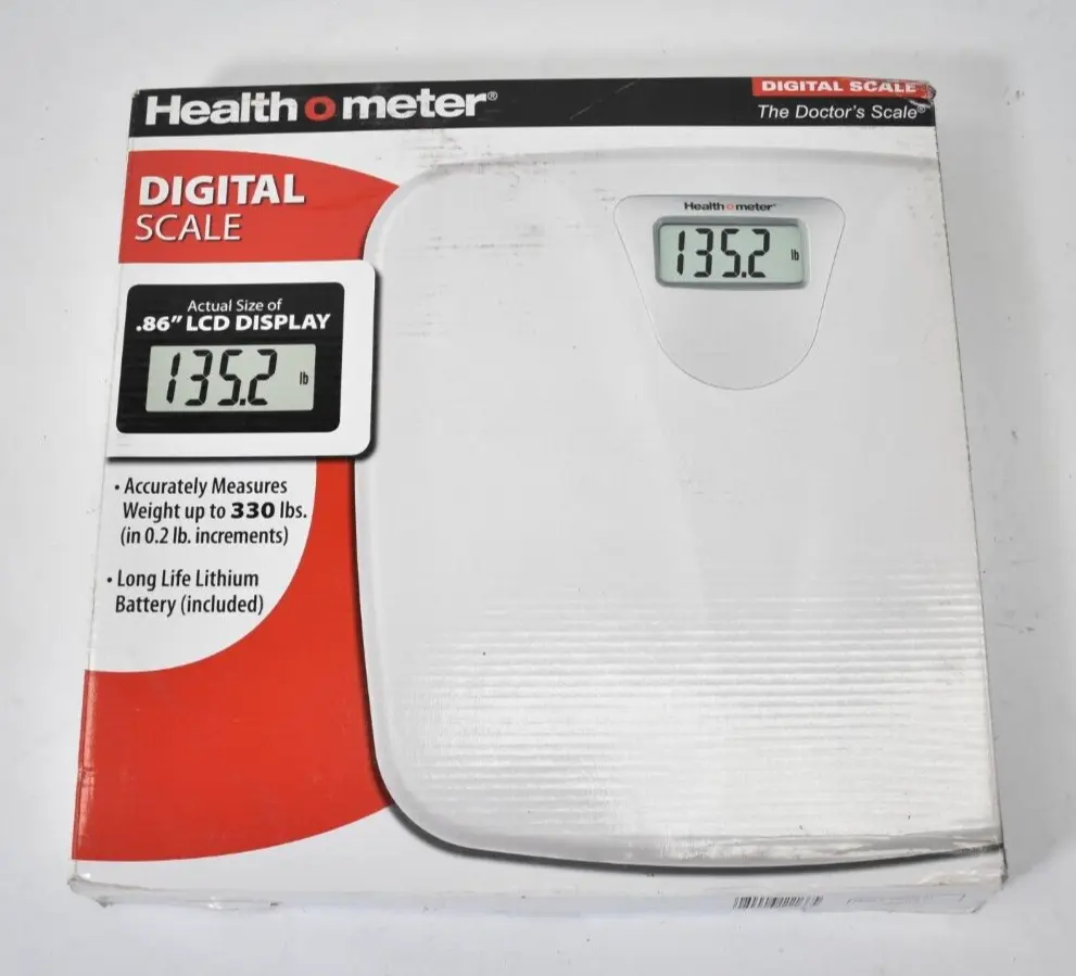 Health O Meter Digital Scale LCD Digital Display Up To 330lbs HDL050-01