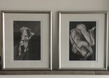 2 x Anette Kramer Graphik Akt signiert lim. n...